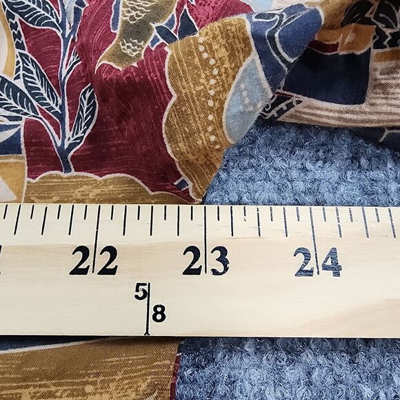 Tori Richard Shirt Mens Medium Tropical Turtle Fish Print Cotton Lawn Hawaii VTG - Picture 5 of 12